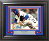 Nolan Ryan Autographed Framed 8x10 Photo Texas Rangers Fight vs. Robin Ventura Beckett BAS QR Stock #223773