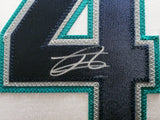 Seattle Mariners Julio Rodriguez Autographed Framed White Jersey JROD Show Beckett BAS Witness Stock #210990