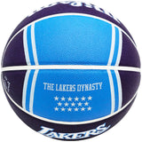 Shaquille O'Neal Autographed Purple City Edition Basketball Los Angeles Lakers Beckett BAS Witness Stock #222786