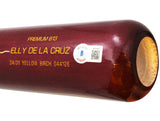 Elly De La Cruz Autographed Red B45 Player Model Baseball Bat Cincinnati Reds Beckett BAS Witness Stock #222800