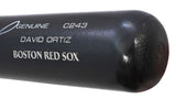 David Ortiz Autographed Black Louisville Slugger Player Model C243 Baseball Bat Boston Red Sox Beckett BAS Witness Stock #222785