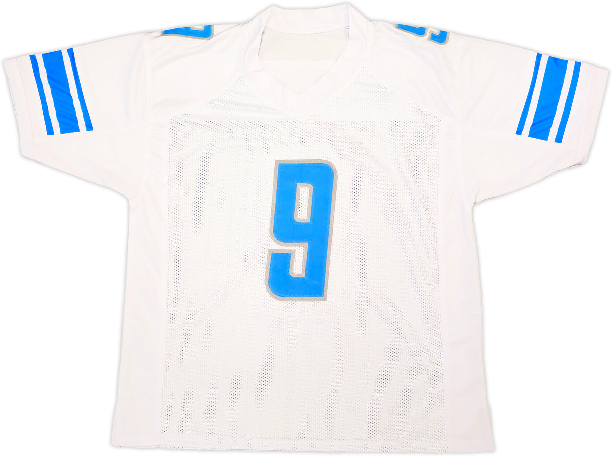 Detroit Lions Jameson Williams Autographed White Jersey Beckett BAS Witness Stock #222791