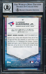 Vladimir Guerrero Jr. Autographed 2021 Bowman's Best Card #30 Toronto Blue Jays Auto Grade Gem Mint 10 Beckett BAS #16168735