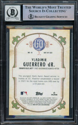 Vladimir Guerrero Jr. Autographed 2022 Topps Gypsy Queen Card #18 Toronto Blue Jays Auto Grade Gem Mint 10 Beckett BAS #16168980