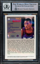 Tracy McGrady Autographed 1997-98 Topps Chrome Rookie Card #125 Toronto Raptors Auto Grade Gem Mint 10 Beckett BAS #16169658