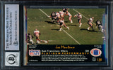 Joe Montana Autographed 1991 Pro Set Platinum Card #139 San Francisco 49ers Auto Grade Gem Mint 10 Beckett BAS #16170545