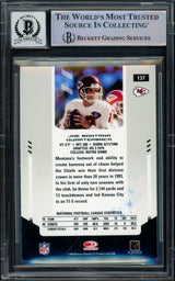 Joe Montana Autographed 2004 Leaf Certified Card #137 San Francisco 49ers Auto Grade Gem Mint 10 Beckett BAS #16171060