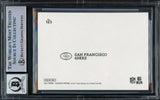 Joe Montana Autographed 2017 Donruss Classics Blank Back Card #123 San Francisco 49ers Auto Grade Gem Mint 10 Beckett BAS #16171179