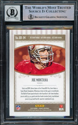 Joe Montana Autographed 2019 Panini Legacy Card #RB-JM San Francisco 49ers Auto Grade Gem Mint 10 Beckett BAS #16171182
