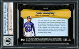 Julio Rodriguez Autographed 2022 Topps Update Black Gold Rookie Card #BG12 Seattle Mariners Auto Grade Gem Mint 10 Beckett BAS #16172176