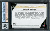 Juan Soto Autographed 2020 Topps Decade's Next Card #DN-12 New York Mets Auto Grade Gem Mint 10 Beckett BAS #16172676