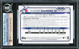 Vladimir Guerrero Jr. Autographed 2021 Bowman Card #73 Toronto Blue Jays Beckett BAS #16176127
