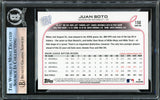 Juan Soto Autographed 2022 Topps Card #150 New York Mets Beckett BAS #16178671