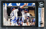 Fernando Tatis Jr. Autographed 2020 Topps Card #634 San Diego Padres Beckett BAS #16177979