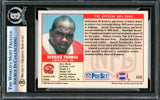 Derrick Thomas Autographed 1989 Pro Set Rookie Card #498 Kansas City Chiefs Beckett BAS #16178244