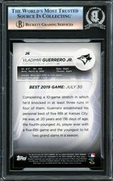 Vladimir Guerrero Jr. Autographed 2020 Bowman's Best Card #26 Toronto Blue Jays Beckett BAS #16340147