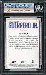 Vladimir Guerrero Jr. Autographed 2020 Topps Highlights Card #VGJ-10 Toronto Blue Jays Beckett BAS #16340287