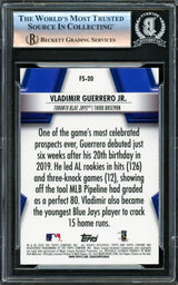 Vladimir Guerrero Jr. Autographed 2020 Topps Chrome Future Stars Card #FS-20 Toronto Blue Jays Beckett BAS #16340291