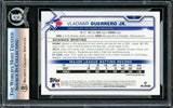 Vladimir Guerrero Jr. Autographed 2021 Bowman Chrome Card #10 Toronto Blue Jays Beckett BAS #16340312