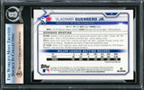 Vladimir Guerrero Jr. Autographed 2021 Bowman Chrome Card #10 Toronto Blue Jays Beckett BAS #16340316