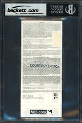 Ichiro Suzuki Autographed 2007 All Star Game Ticket Seattle Mariners "2007 AS MVP" Beckett BAS #16178915