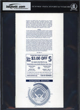 Alex Rodriguez Autographed June 27th, 1999 Ticket Seattle Mariners Last Game in Kingdome Beckett BAS #16341138