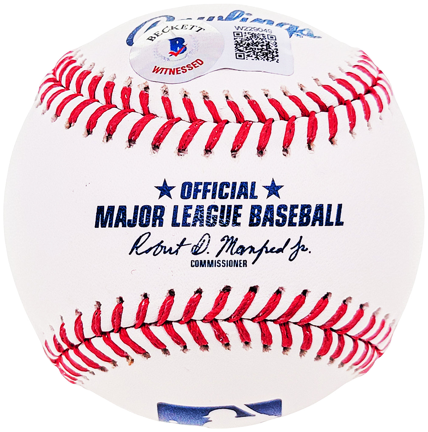 Johan Santana Autographed Official MLB Baseball New York Mets "Nohan 6/1/12" Beckett BAS Witness Stock #210999