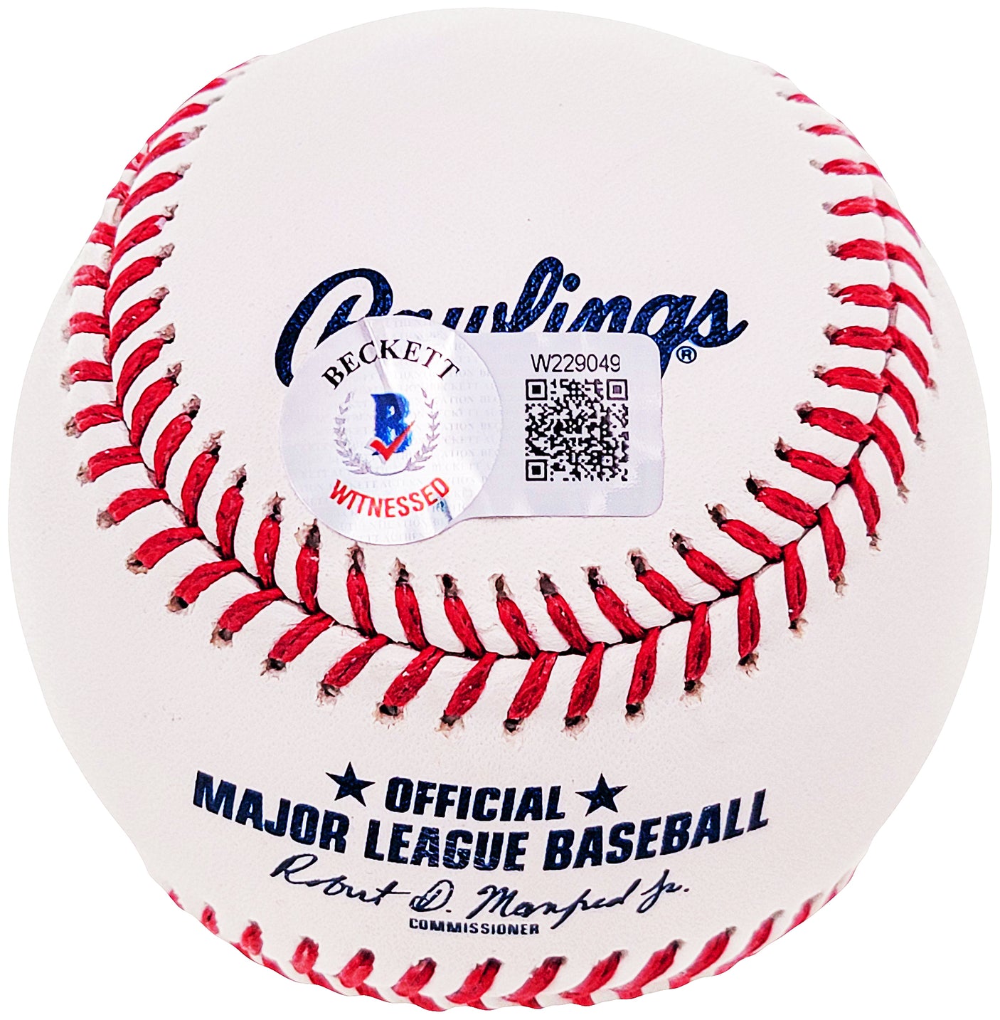 Johan Santana Autographed Official MLB Baseball New York Mets "Nohan 6/1/12" Beckett BAS Witness Stock #210999