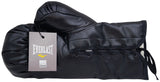 Floyd Mayweather Jr. Autographed Black Everlast Boxing Glove Right Hand In Silver Beckett BAS Witness Stock #210997