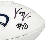 Uchenna Nwosu Autographed Seattle Seahawks White Logo Football MCS Holo Stock #211034