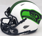 Uchenna Nwosu Autographed Seattle Seahawks Lunar Eclipse White Speed Mini Helmet MCS Holo Stock #211038