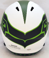 Uchenna Nwosu Autographed Seattle Seahawks Lunar Eclipse White Full Size Replica Speed Helmet MCS Holo Stock #211033