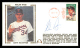 Nolan Ryan Autographed 1990 First Day Cover Texas Rangers SKU #222414