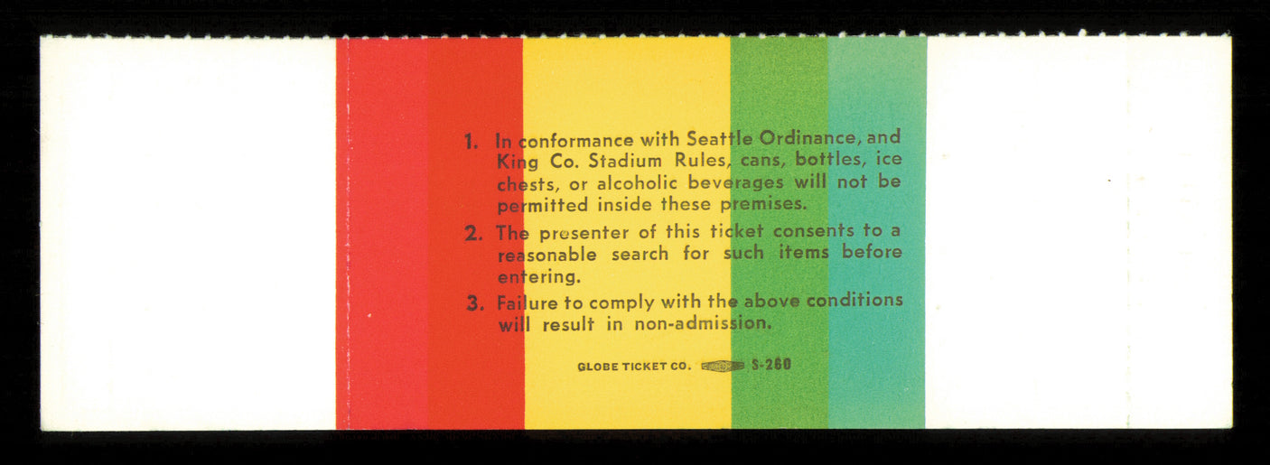 1984 NCAA Basketball Tournament Finals Unsigned Full Ticket Georgetown vs. Houston in Seattle SKU #222587