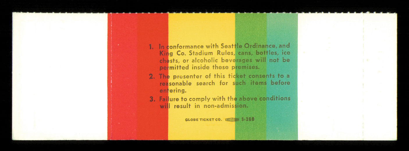 1984 NCAA Basketball Tournament Finals Unsigned Full Ticket Georgetown vs. Houston in Seattle SKU #222588