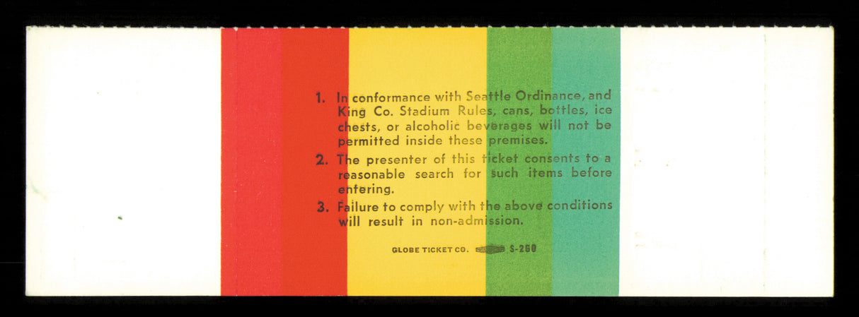 1984 NCAA Basketball Tournament Finals Unsigned Full Ticket Georgetown vs. Houston in Seattle SKU #222594