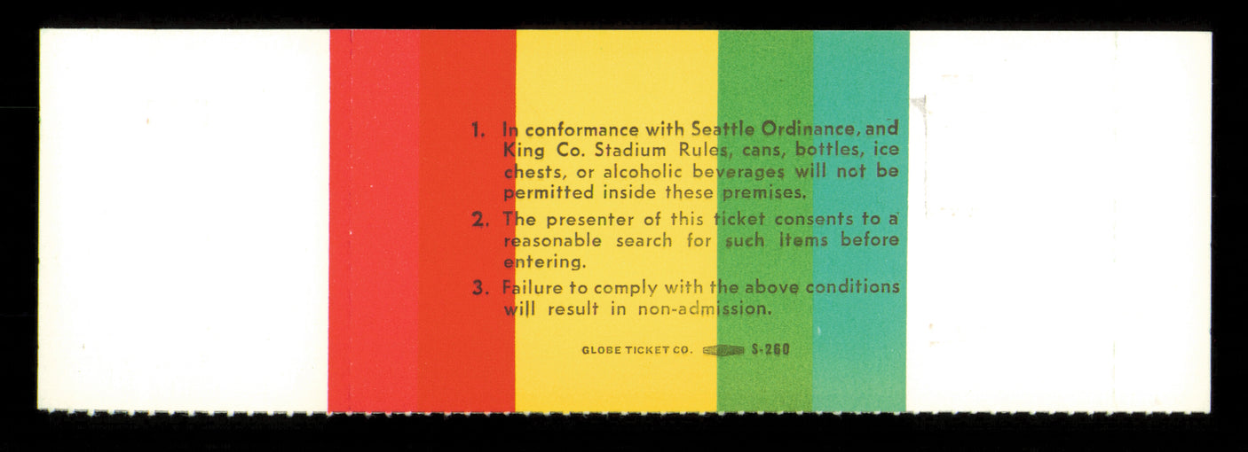 1984 NCAA Basketball Tournament Semi Finals Unsigned Full Ticket Georgetown SKU #222605