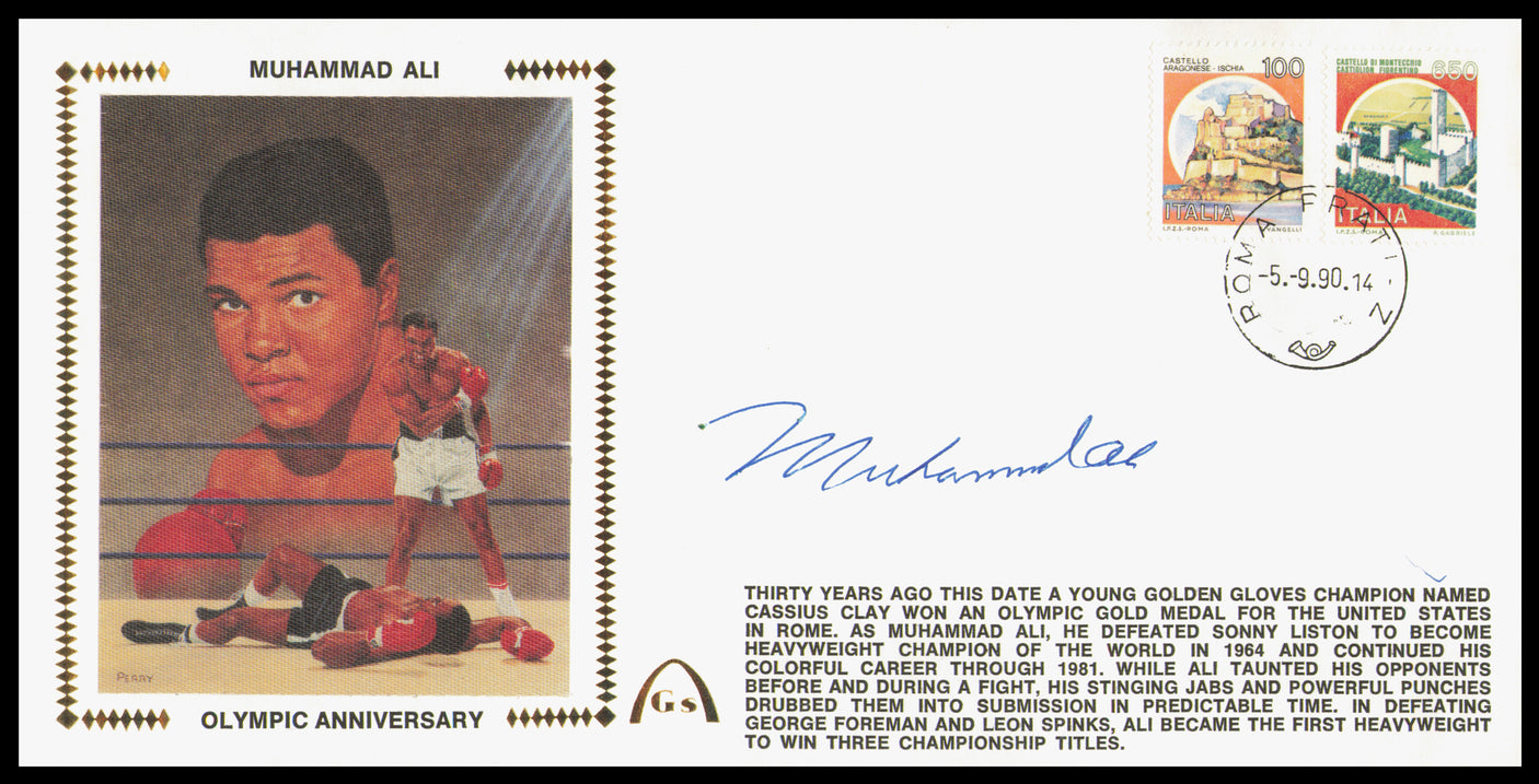 Muhammad Ali Autographed First Day Cover Vintage Signature PSA/DNA #E34618
