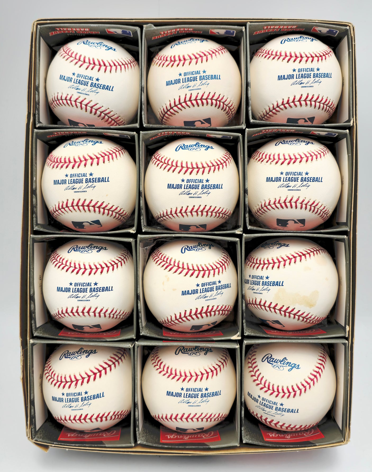 Jose Lopez Autographed Official MLB Baseball Seattle Mariners 12 Count Lot MCS Holo Stock #238533