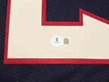 Houston Texans Nico Collins Autographed Blue Jersey Beckett BAS QR Stock #238361