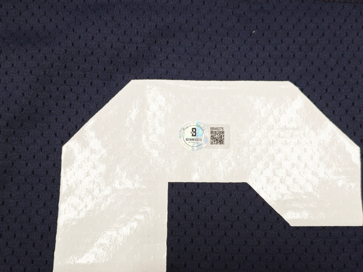 San Francisco 49ers Joe Montana Autographed Blue Wilson Pro Bowl Jersey Size 46 "8X Pro Bowl" Beckett BAS QR Stock #238331