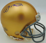 Joe Montana Autographed Notre Dame Fighting Irish Gold Mini Helmet PSA/DNA Stock #238343