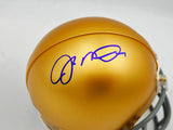 Joe Montana Autographed Notre Dame Fighting Irish Gold Mini Helmet PSA/DNA Stock #238343