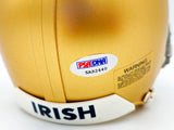 Joe Montana Autographed Notre Dame Fighting Irish Gold Mini Helmet PSA/DNA Stock #238343