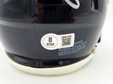 Rashod Bateman Autographed Baltimore Ravens Black Speed Mini Helmet Beckett BAS Witness Stock #238352