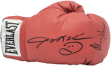 Sugar Ray Leonard & Thomas "Hitman" Hearns Autographed Red Everlast Boxing Glove RH JSA Stock #238356