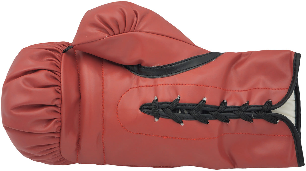 Sugar Ray Leonard & Thomas "Hitman" Hearns Autographed Red Everlast Boxing Glove RH JSA Stock #238356