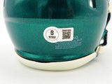 Jalen Carter Autographed Philadelphia Eagles Green Speed Mini Helmet Beckett BAS Witness Stock #238567