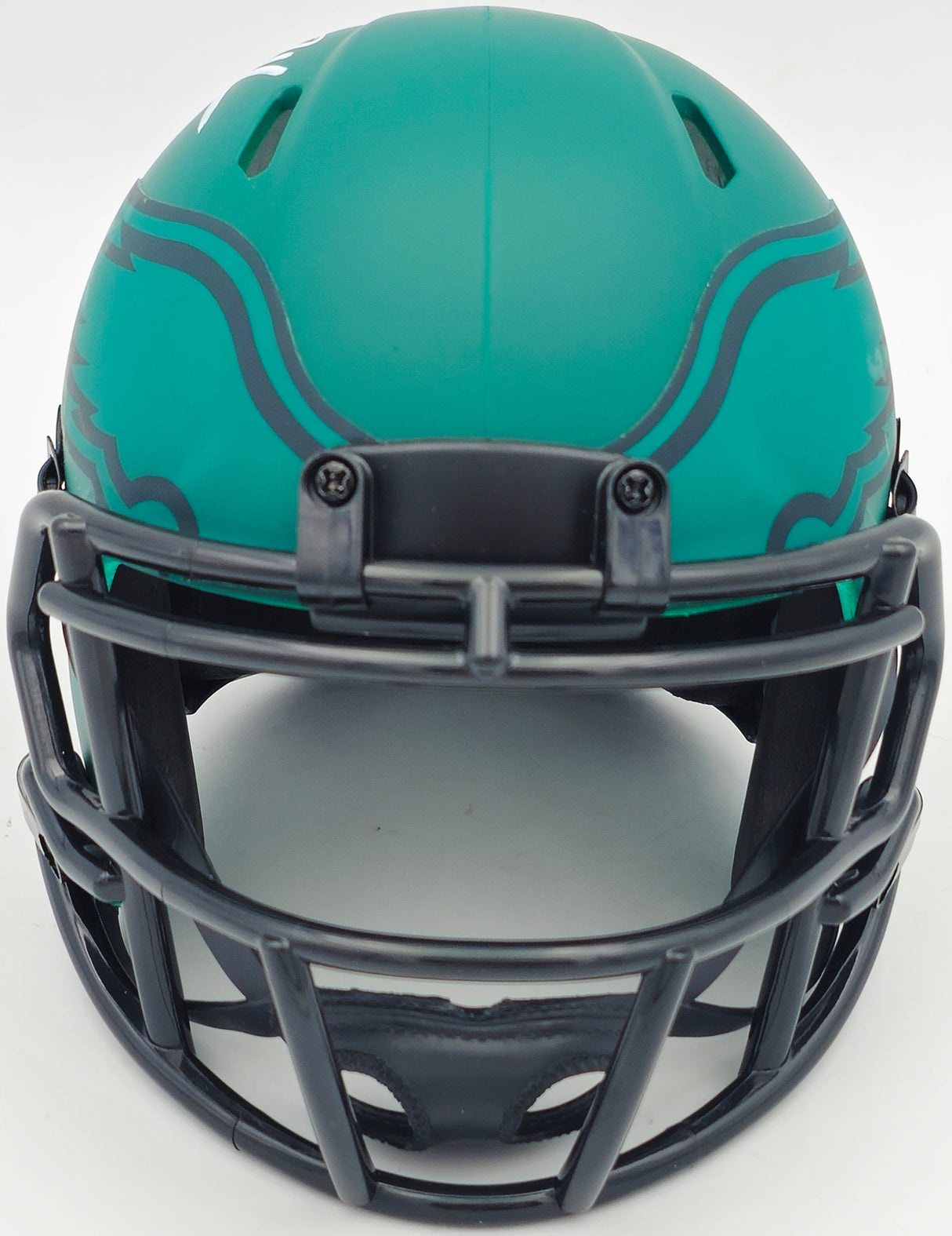 Brandon Graham Autographed Philadelphia Eagles Rave Green Speed Mini Helmet Beckett BAS Witness Stock #238571