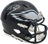 Darius Slay Jr. Autographed Philadelphia Eagles 2022 Alternate Black Speed Mini Helmet Beckett BAS Witness Stock #238576